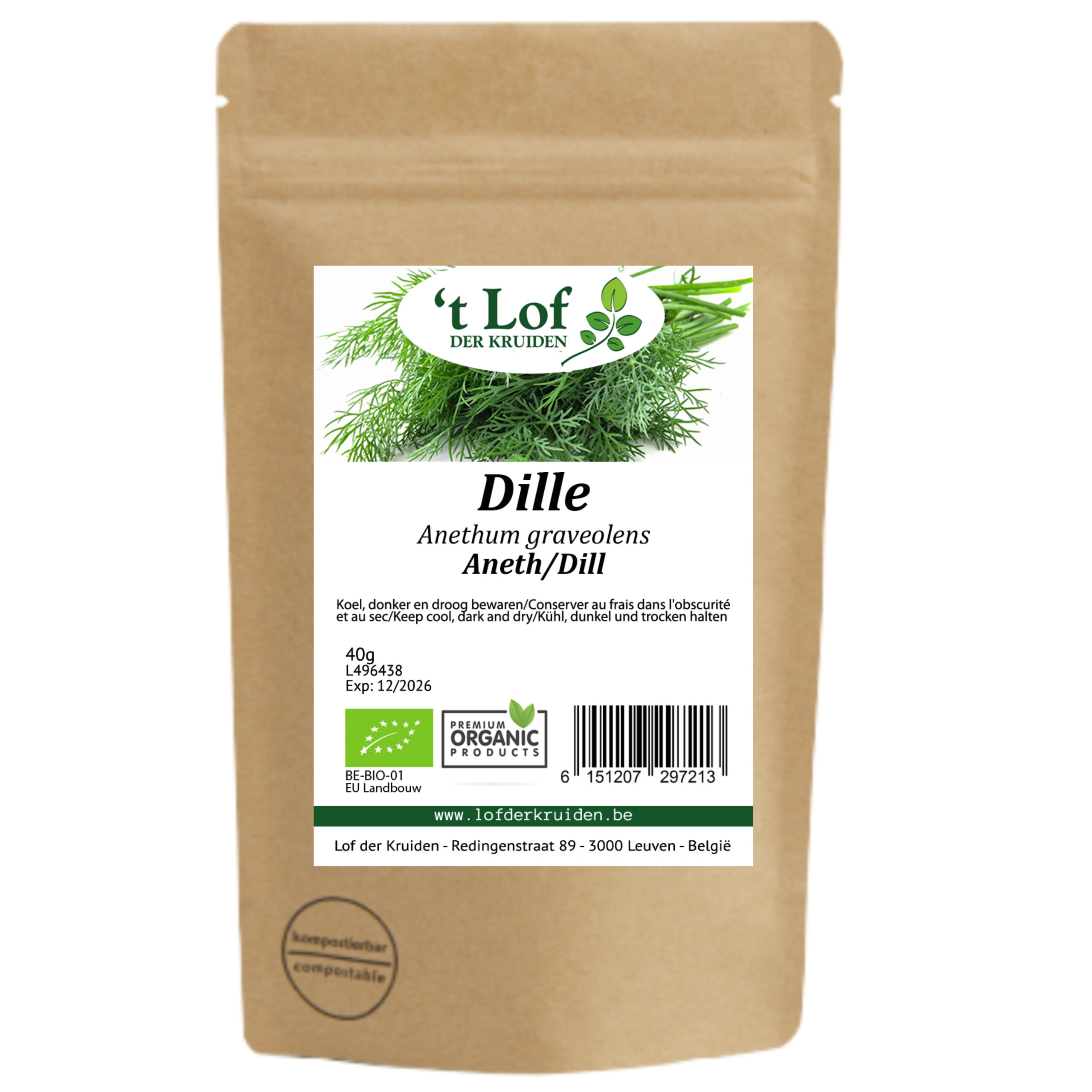 Dille - Dilletoppen Bio - 1 kg - 2
