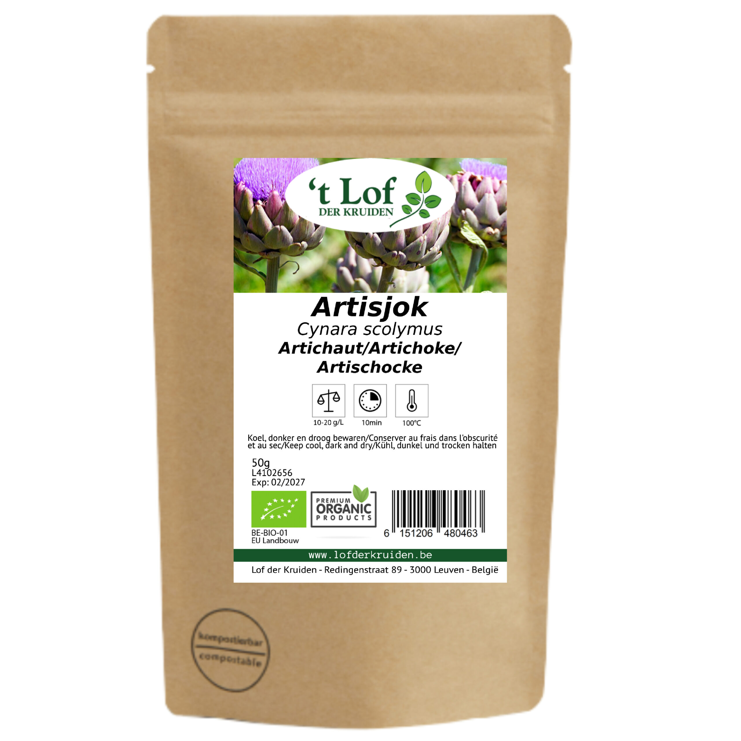 Artisjok blad Bio - 50 g - 2