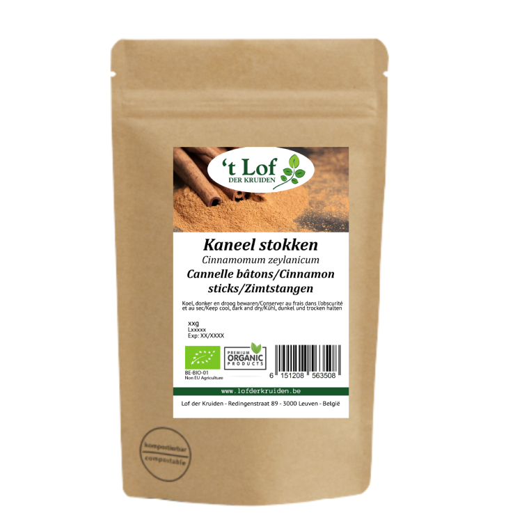 Kaneelstokken Ceylon Bio - 60 g - 2