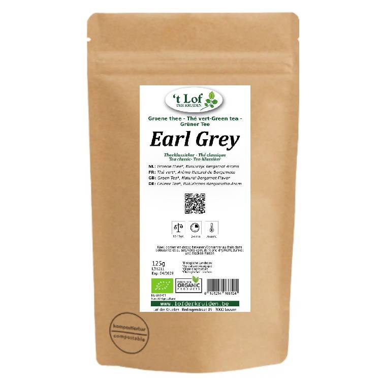 Groene Thee Earl Grey bio - 125 g - 2