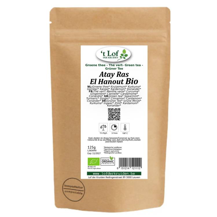 Groene Thee Atay Ras El Hanout bio - 125 g - 2