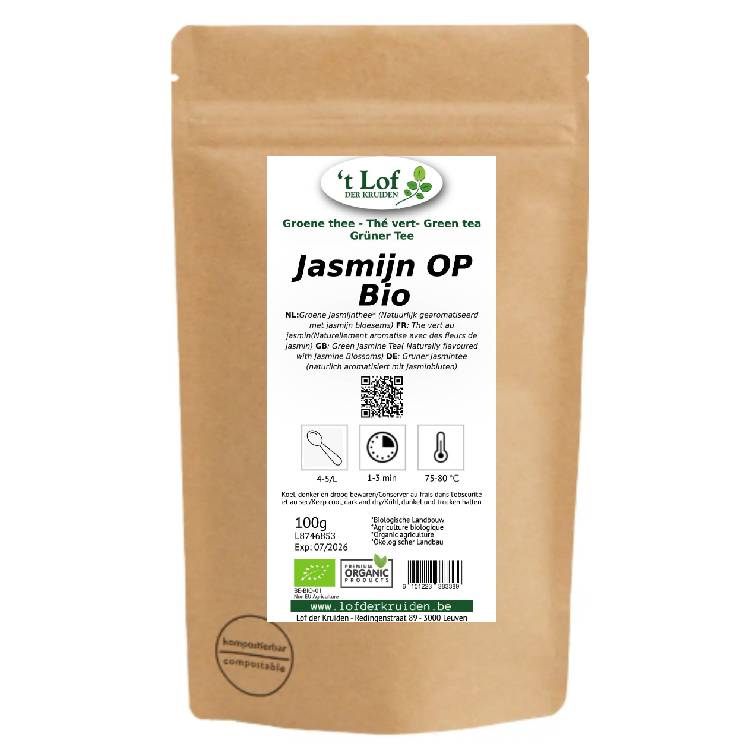 Groene thee Jasmijn OP Bio (China) - 100 g - 2