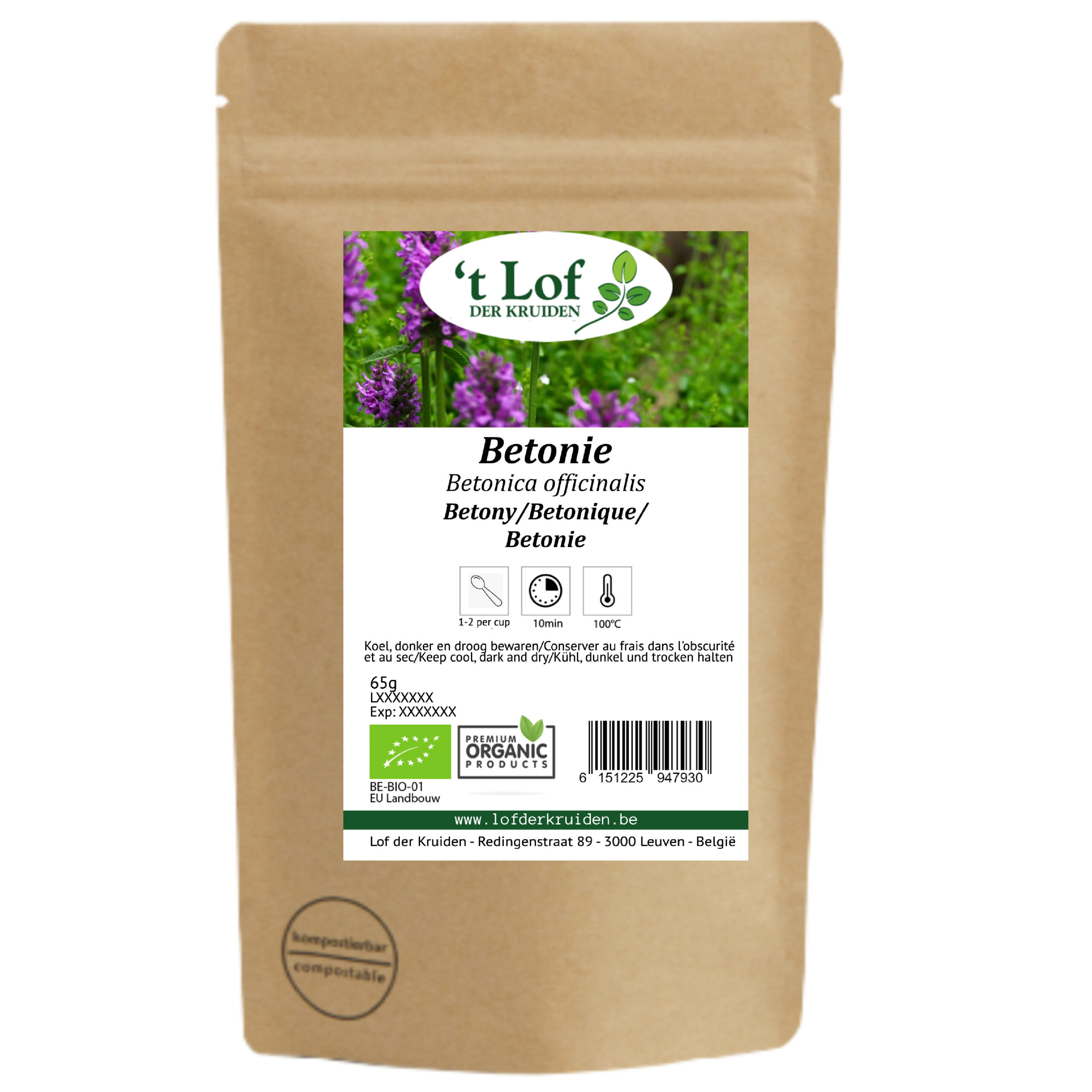 Betonie (Stachys officinalis) Bio - 65 g - 2