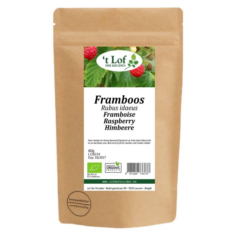 Frambozen (gedroogd) Bio - 60 g - 2