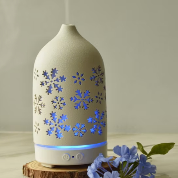 Ultrasonic ceramic fragrance diffuser (White) - 3