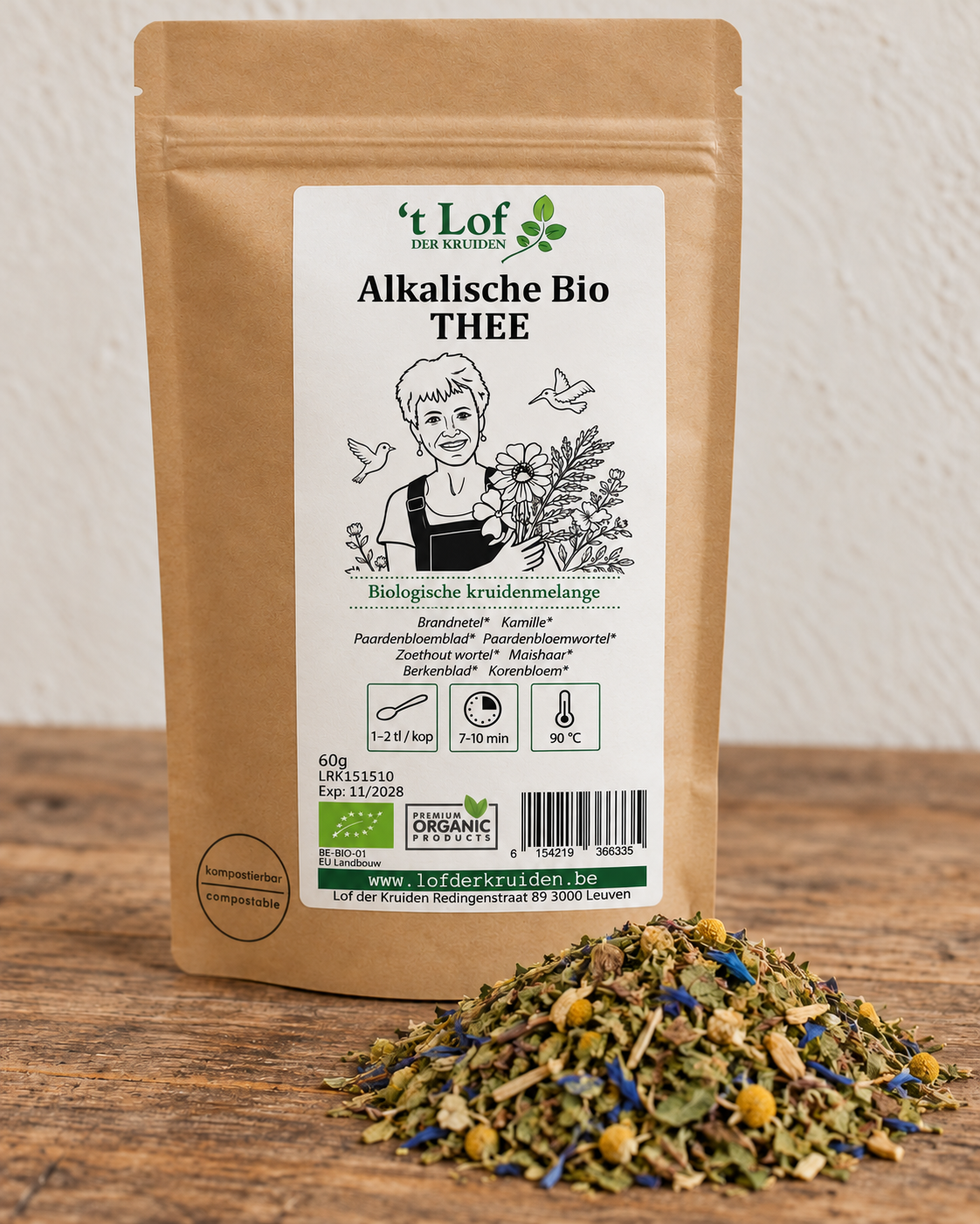 Kruidenthee Alkalische Thee  Bio - 60 g