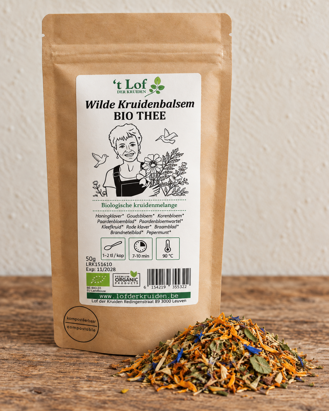 Kruidenthee Wilde Kruidenbalsem Bio - 50 g