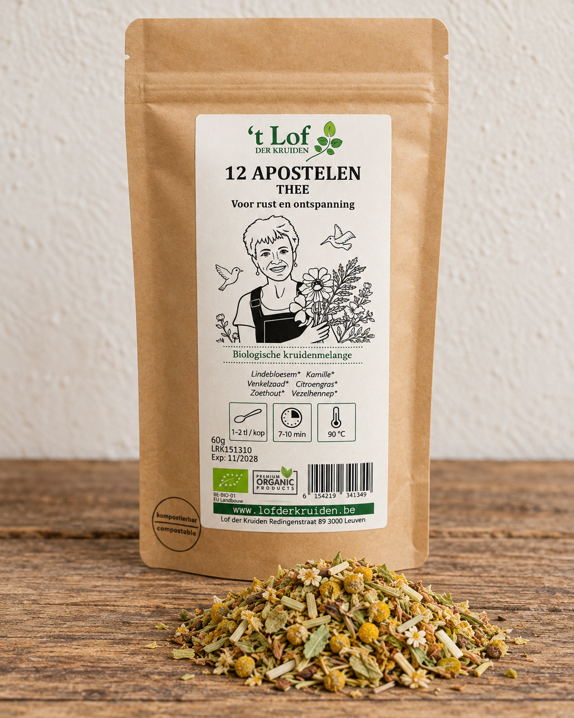 Kruidenthee 12 Apostelen  Bio - 60g