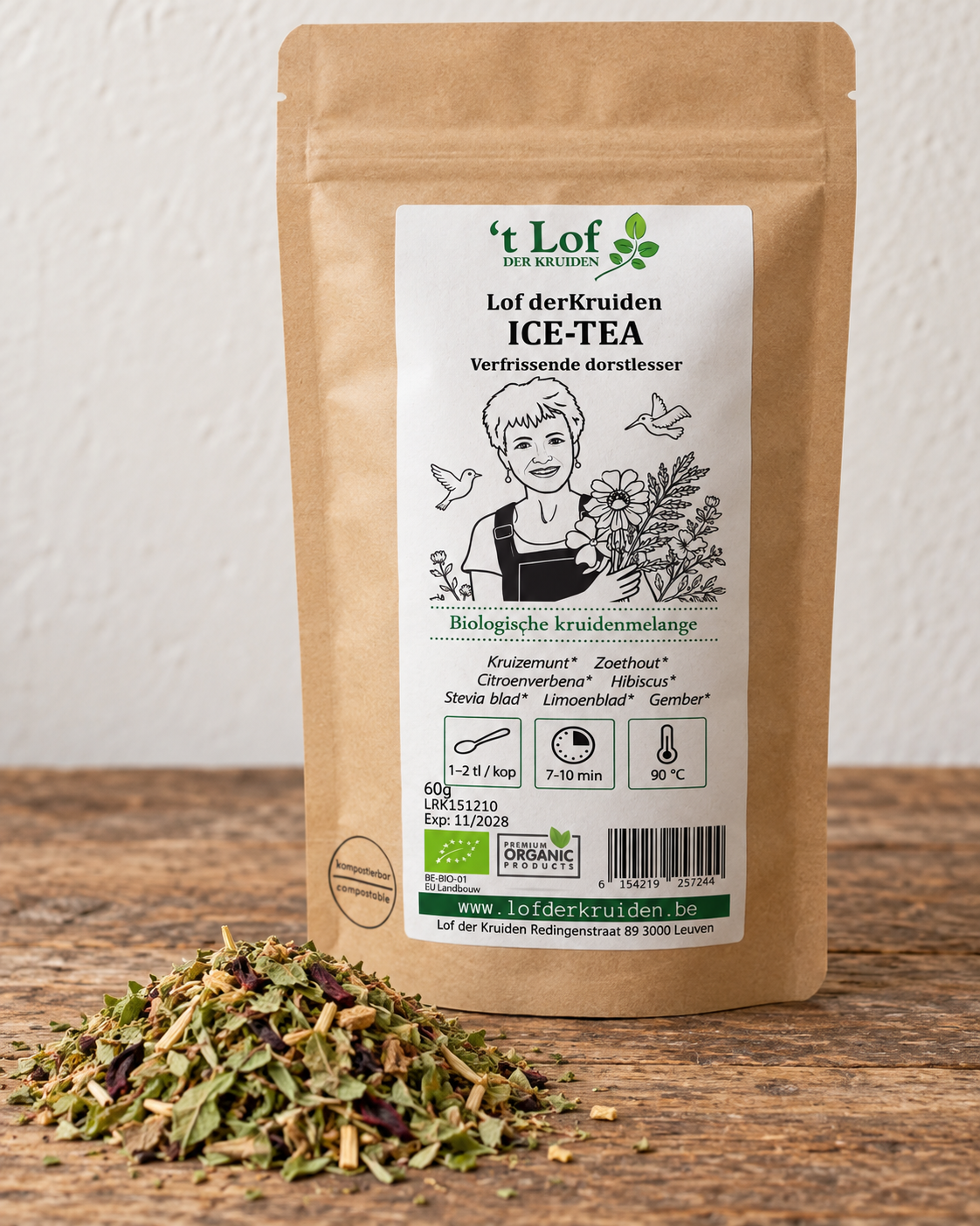 Ice Tea basiskruiden Bio - 60g