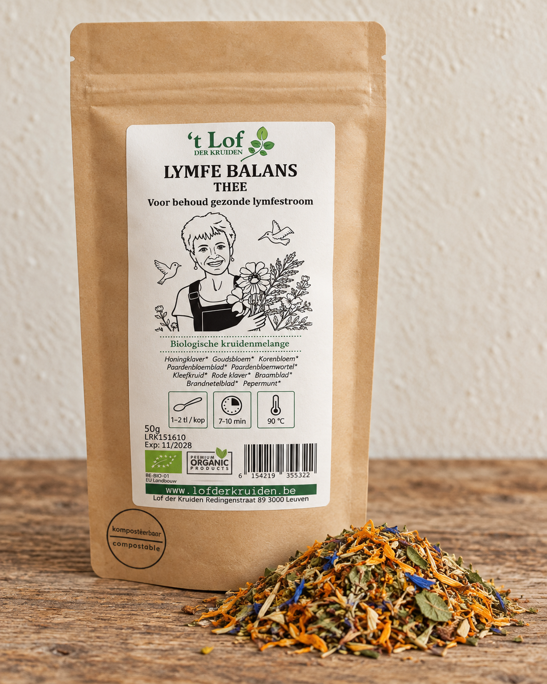Kruidenthee Lymfe Balans  Bio - 50g