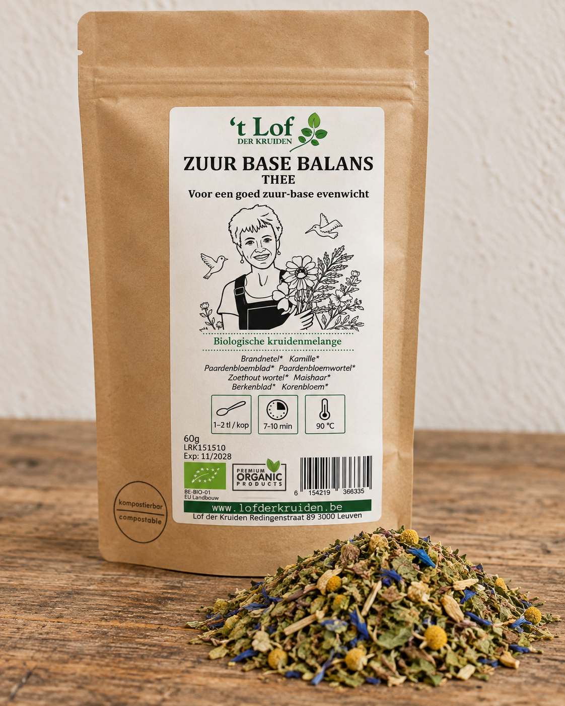 Kruidenthee Zuur Base Balans  Bio - 60g